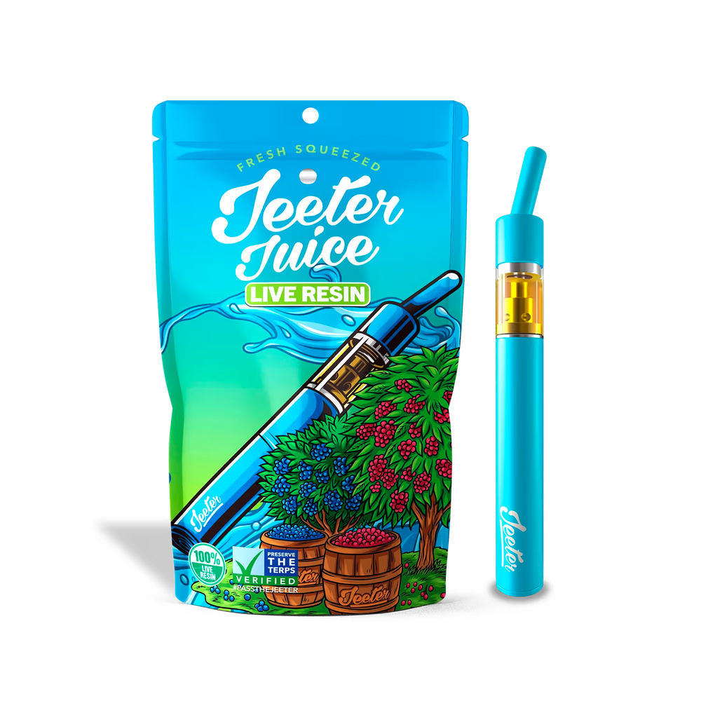 Caneta THC Jeeter Juice Sour Strawberry | Híbrido | 91,3%